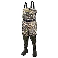 FROGG TOGGS Men's Standard Grand Refuge 3.0 Bootfoot Hunting Wader with Removable Insulation Liner, Mossy Oak Habitat, 13