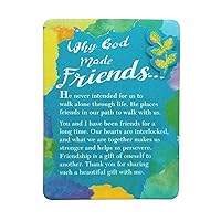 Blue Mountain Arts Friend Magnet with Easel Back—Gift of Faith and Inspiration for Someone Who Is a Blessing in Your Life, 4.9 x 3.6 Inches (Why God Made Friends)