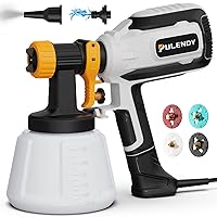 Paint-Sprayer, 700W HVLP Spray Gun with Cleaning & Blowing Joints, 4 Nozzle Sizes & 3 Spray Patterns, Easy to Clean, for Furniture, Cabinets, Decks, Walls, Doors, DIY Projects, etc.