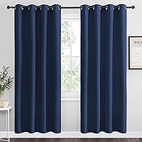 NICETOWN Navy Blackout Curtains 78