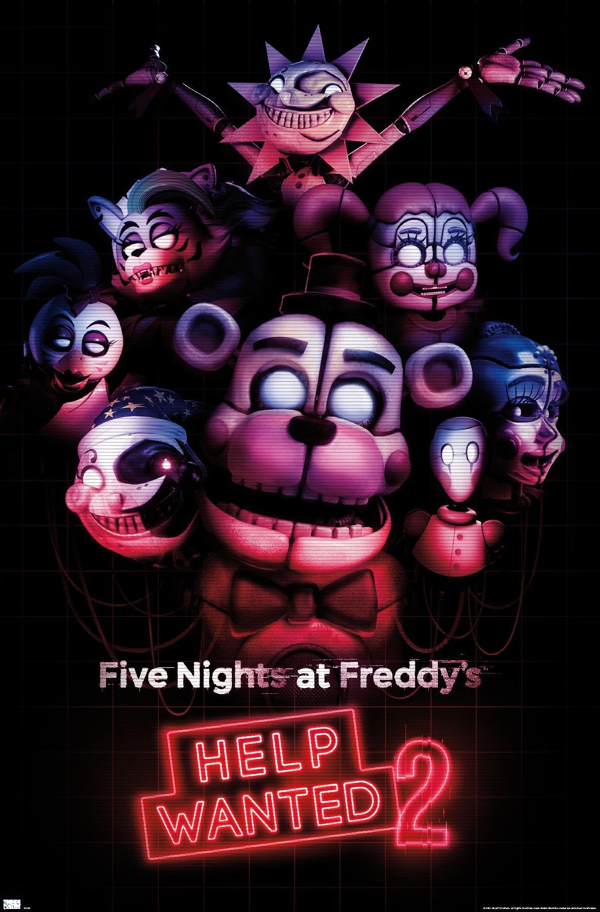 Trends International Five Nights at Freddy's: Help Wanted 2 - Key Art Wall Poster