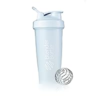 Classic Loop Top Shaker Bottle, 28-Ounce, Frosted White