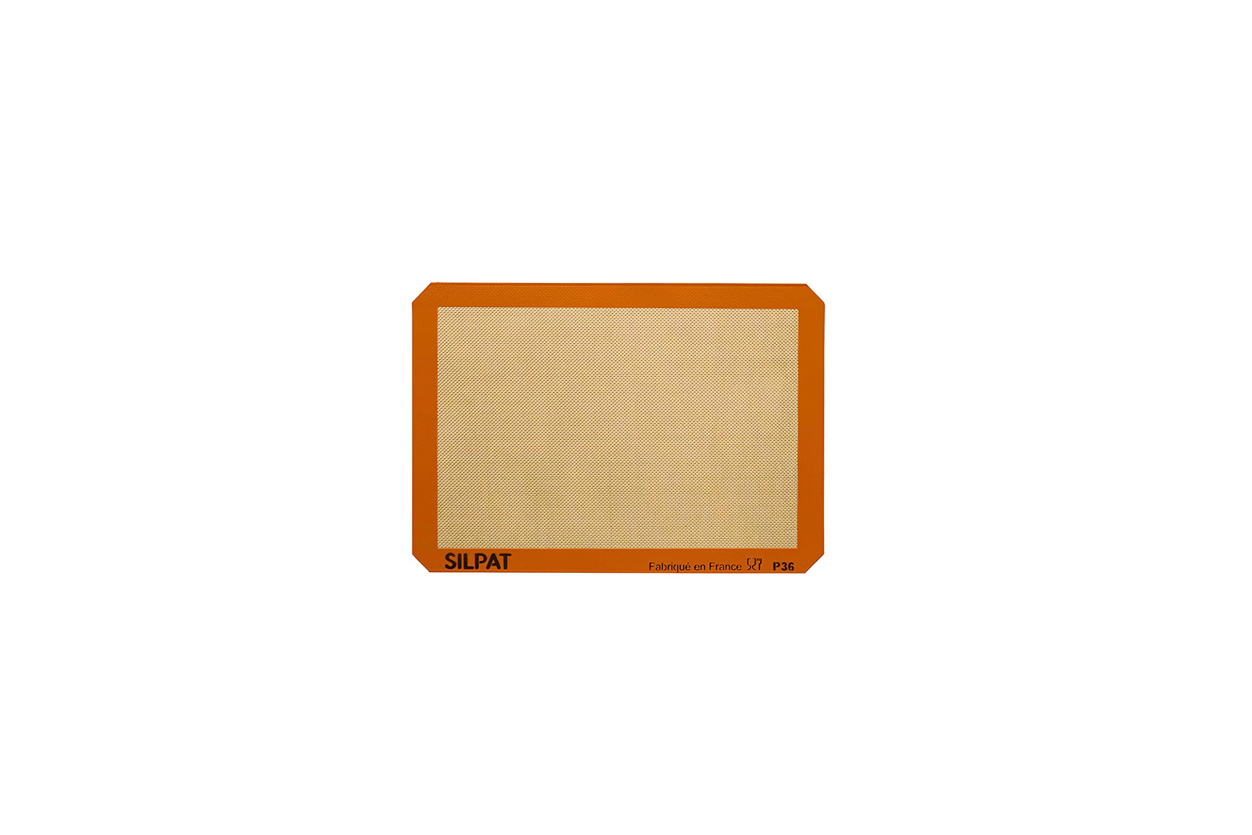Silpat Premium Non-Stick Silicone Baking Mat, Petite Jelly Roll Size, 8-1/4 x 11-3/4, AE295205-01,Orange