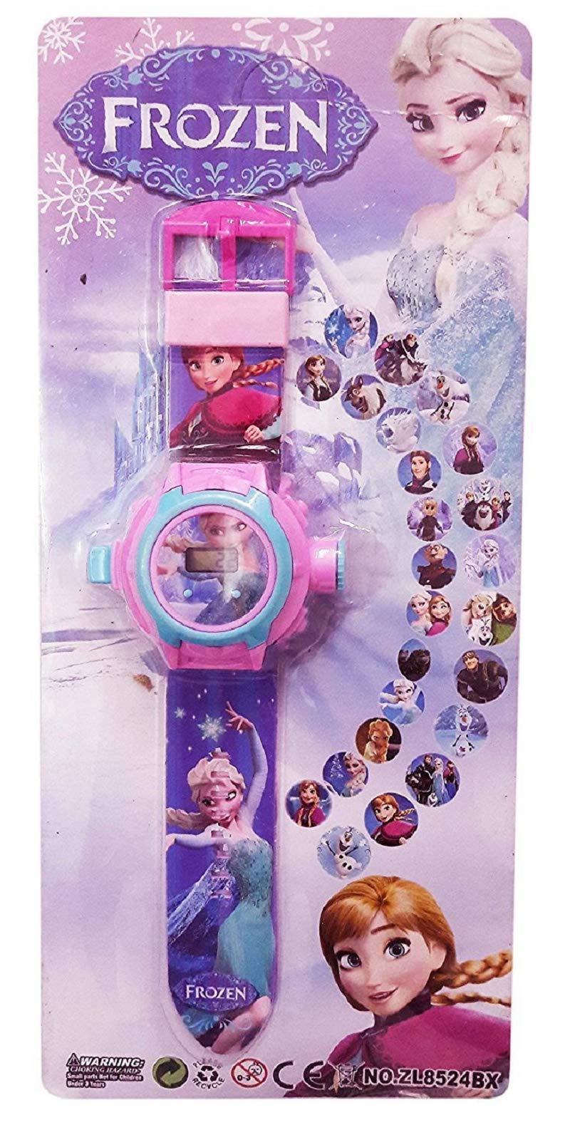 Frozen - 24 Images Projector Watch Digital Wrist Watch for Boys and Girls Gift X-mas Gift