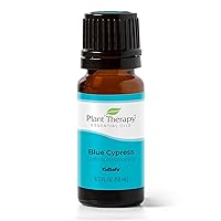 Plant Therapy Blue Cypress Essential Oil 10 mL (1/3 oz) 100% Pure, Undiluted, Therapeutic Grade