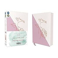 NIV, Journal the Word Bible for Teen Girls, Cloth over Board, Lavender/White, Red Letter: Includes Over 450 Journaling Prompts!