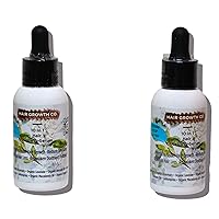 (2-Pack) Oil-Free 10 in 1 Hair Growth Serum (2 oz) | Formulated With African Chebe Powder For Extreme Hair Growth