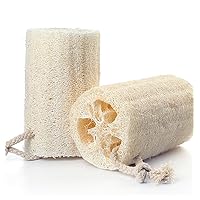Natural Loofah Exfoliating Bath Sponge (3 PACK of 4