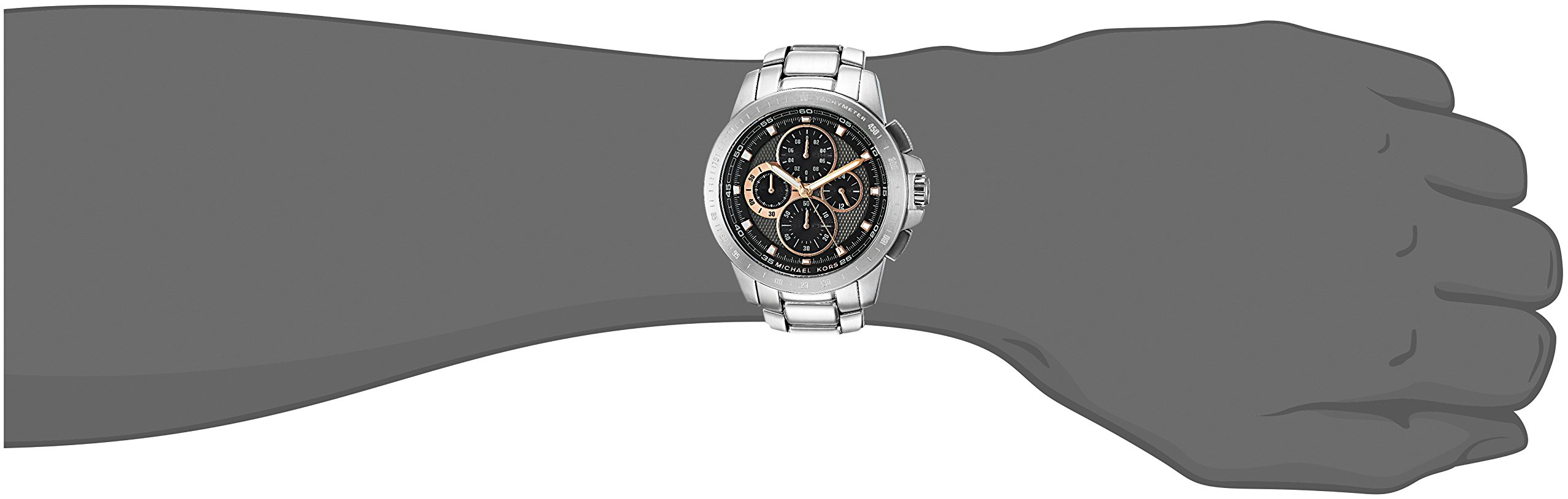 Michael Kors Men's Ryker Silver Watch MK8528