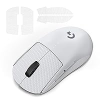 JINGDU Mouse Nonslip Skin Compatible with Logitech G PRO Wireless Gaming Mouse, Mouse Nonslip Grip Tape, Mouse Sweat-Proof Grip, Mouse Pretective Cover, White