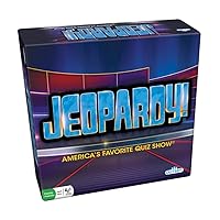 Jeopardy Board Game - America's Favorite Quiz Show Party Game - Features 180 Cards, 6 Stands, And Play Money (Ages 12+)