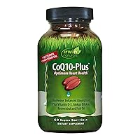 CoQ10-Plus Optimum Heart Health Support Supplement - Powerful Antioxidant & Energy Boost - Enhanced Absorption with Vitamin D3, Ginkgo, Resveratrol & Omega 3's - 60 Liquid Softgels