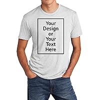 Personalized Men's Triblend T-Shirt 6010 Add Your Design Photo Text Custom Outfit for Men Front/Back Print