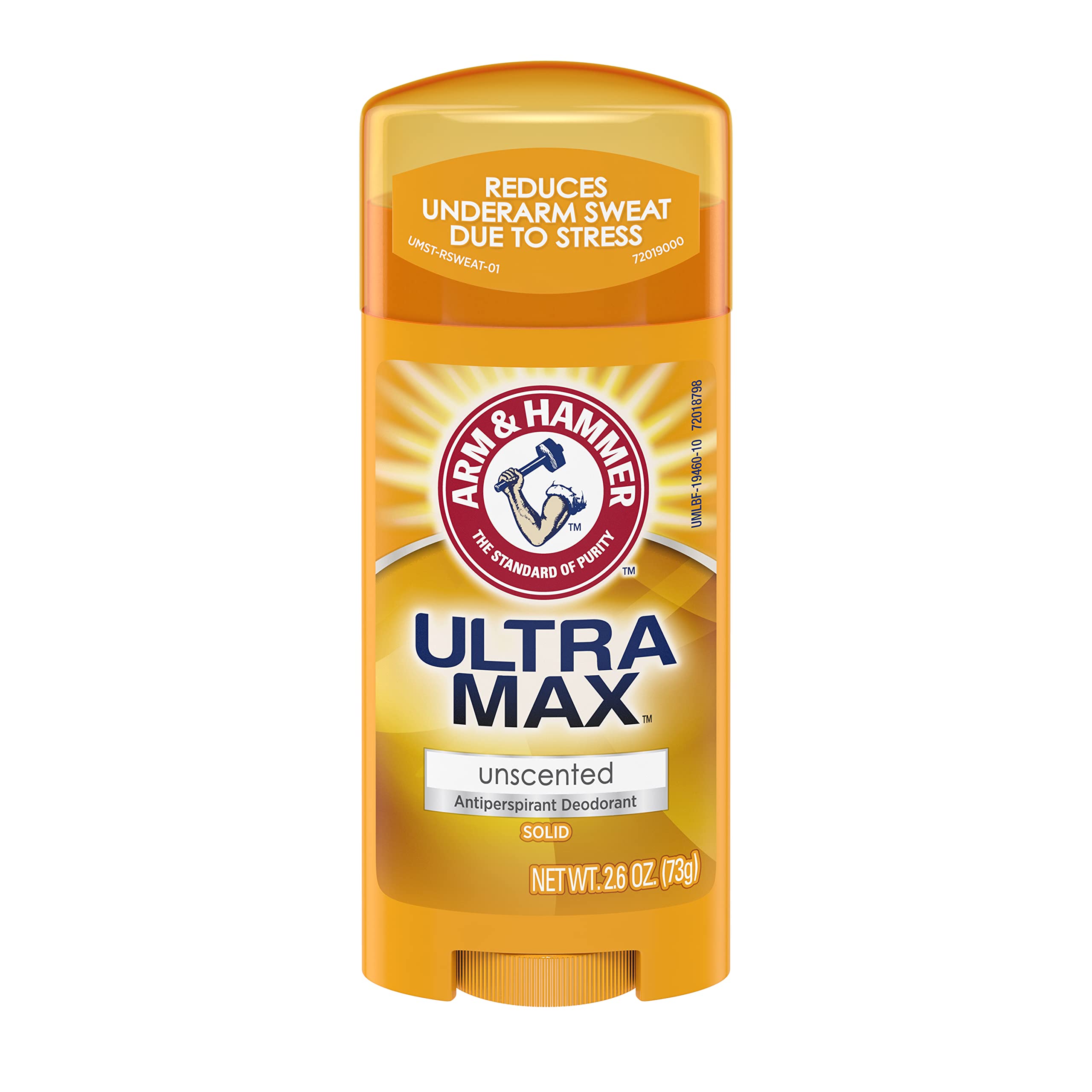 ARM & HAMMER ULTRAMAX Anti-Perspirant Deodorant Solid Unscented 2.60 oz (Pack of 2)