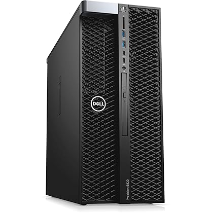 Dell Precision T5820 Workstation Desktop Computer Tower (2018) | Core Xeon W - 512GB SSD Hard Drive - 8GB RAM - PRO W6300 | 4 Cores @ 3.9 GHz Win 11 Pro, Black