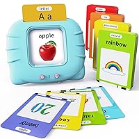 Lapare Audible Educational Toy with Music for Toddlers Age 1 2 3 4 5, 252 Sight Words Flash Cards Kindergarten Toy for Kids to Learn Alphabet Number Color Shapes and More