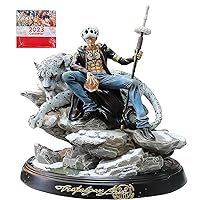  Hewufo Monkey D Luffy Eustass Kid Trafalgar Law Figure Anime One  Piece Three Leader PVC Statue Figures Collection Model Gifts Ornament Toys  (Big) : Toys & Games