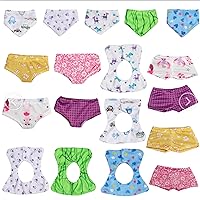 Baby Dolls Clothes Underwear Bib Accessories Shoes for 10-11 Inch Alive Baby Dolls
