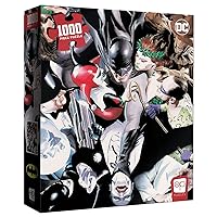 Batman Tango with Evil 1000 Piece Jigsaw Puzzle | Officially Licensed Batman Merchandise | Collectible Puzzle Featuring Joker, Harley Quinn, Poison Ivy, Ridder, and More from The DC Comics Universe