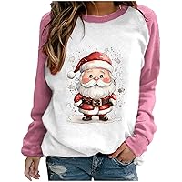 Plus Size Ugly Christmas Sweater For Women Loose Fit Long Sleeve Pullover Sweatshirts Cute Funny Xmas Graphic Shirts