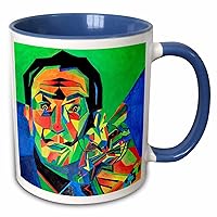 3dRose Salvador Dali Abstract Mug, 11 oz, Multicolor
