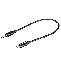 Saramonic 3.5mm TRS Male to Apple Lightning Connector Microphone & Audio Adapter Cable 9