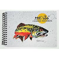 Pro-Log Fishing Records Log Book with Brook Trout Art Cover | 29 Writing Prompts: Location, Date, Weather, Fish Caught, Techniques, Etc., Room to Write Journal Notes | Fisherman Gift Idea Pro-Log Fishing Records Log Book with Brook Trout Art Cover | 29 Writing Prompts: Location, Date, Weather, Fish Caught, Techniques, Etc., Room to Write Journal Notes | Fisherman Gift Idea Spiral-bound