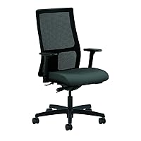 HON Ignition Series Mid-Back Work Chair - Mesh Computer Chair for Office Desk, Iron Ore (HIWM2)