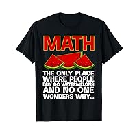 Cool Math Teacher For Men Women Mathematics Math Lover Humor T-Shirt