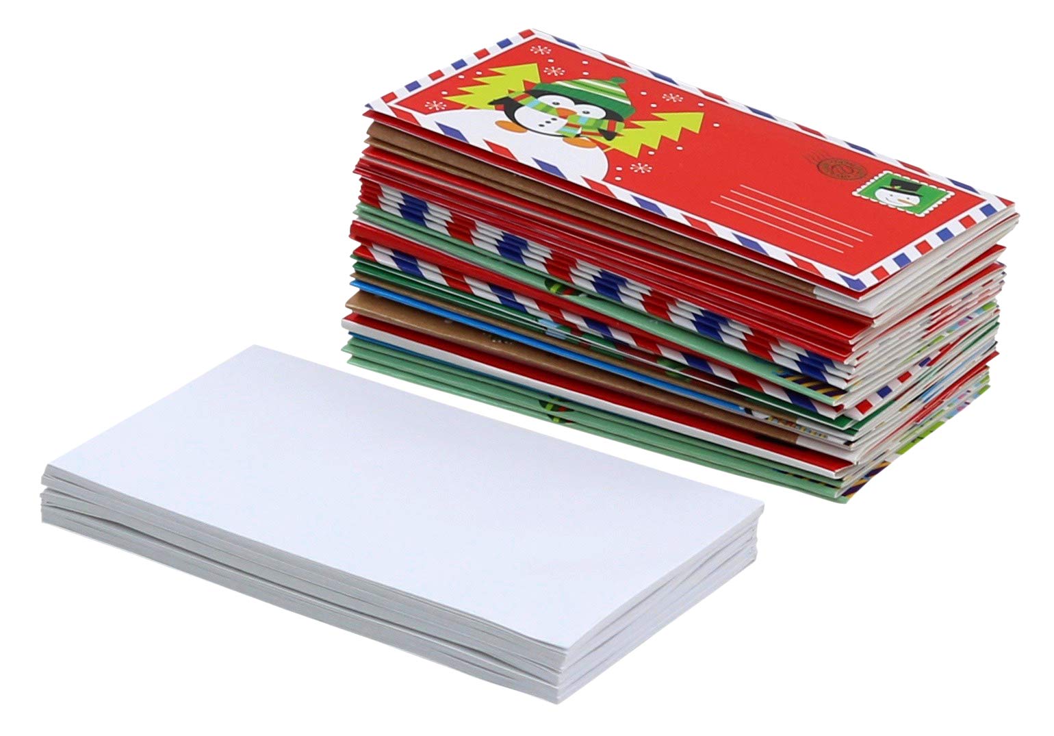 Iconikal Christmas 30 Gift Card/Money Holders and 30 Envelopes