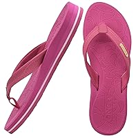 ONCAI Flip Flops For Women Yoga Mat Comfortable Beach Thong Sandals With Arch Support