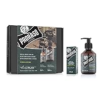 Proraso Beard Care Kit for Men | Beard Wash & Beard Oil Tame, Cleanse & Detangle Full, Thick and Coarse Beards | Cypress and Vetyver