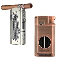 Cigar ligher with Cigar Punch,Cigar Lighter with Cigar Cutter Set