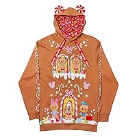 Loungefly DISNEY MICKEY AND FRIENDS GINGERBREAD UNISEX HOODIE SMALL