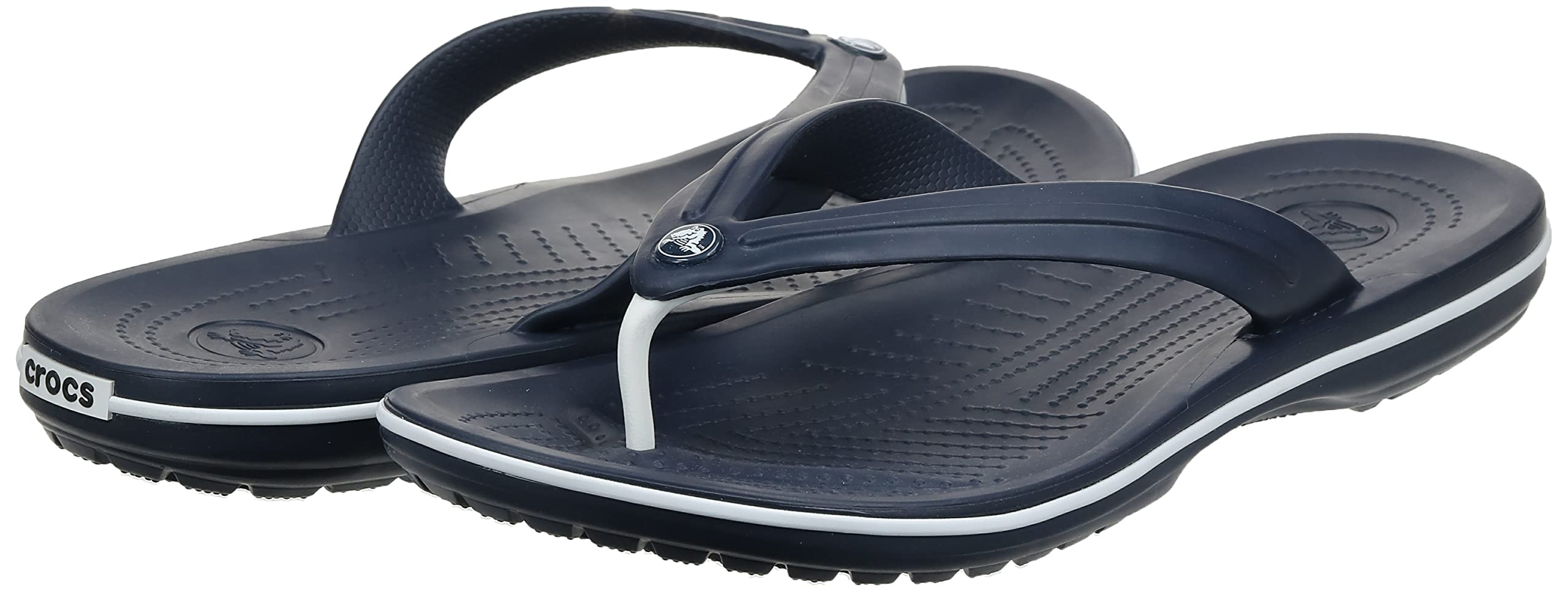 Crocs unisex-adult Crocband Flip Flop | Slip-on Sandals | Shower Shoes