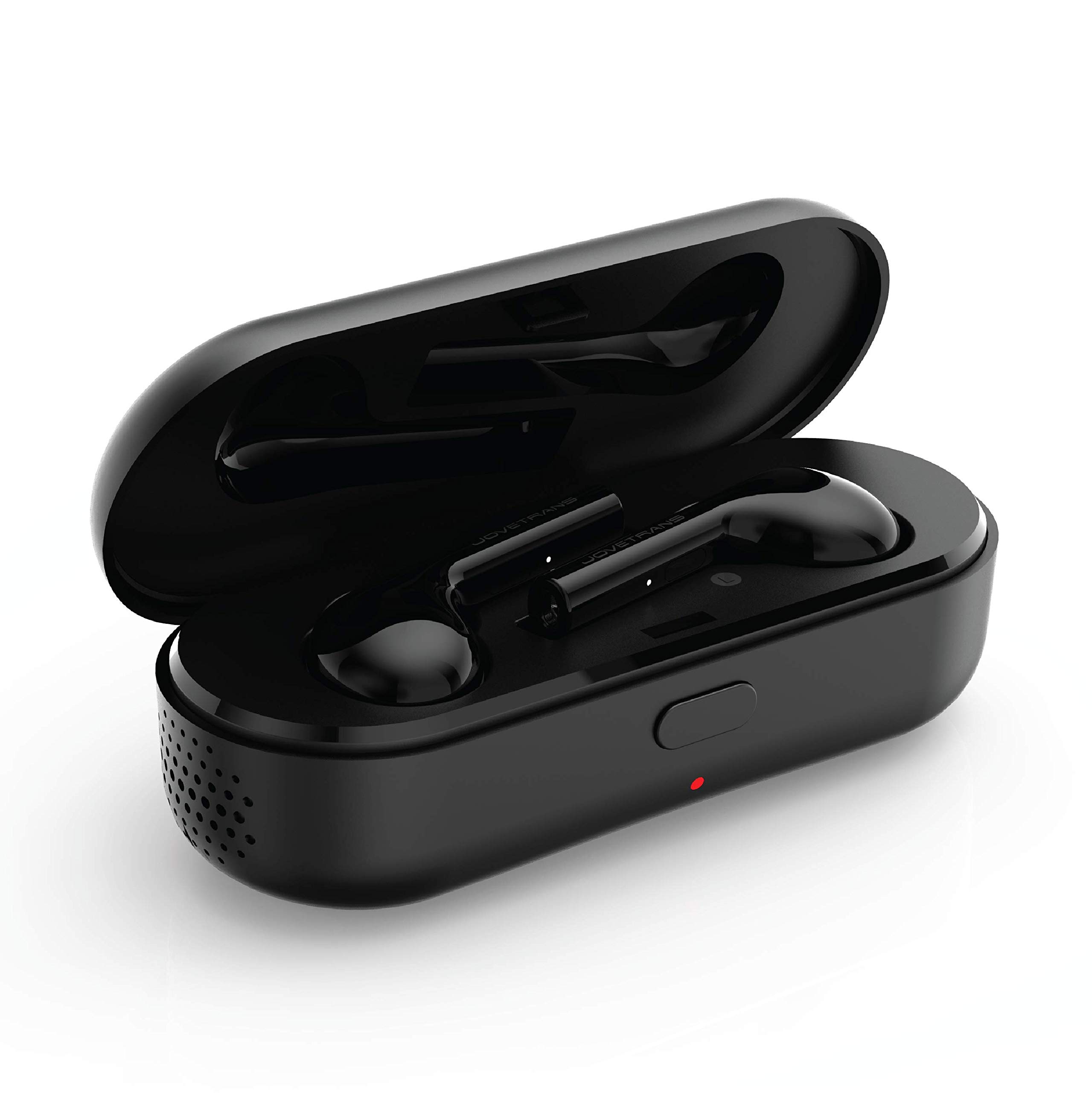 JoveTrans Mix Translator Earbuds, Portable Language Translator Device for On-The-Go Wireless Translation (Black)