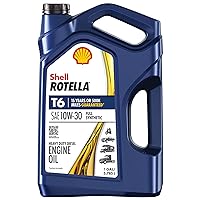 T6 Full Synthetic 10W-30 Engine Oil (1-Gallon, Single Pack)