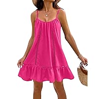 Blooming Jelly Womens Bathing Suit Cover Up Swim Beach Dresses Cover Ups Spaghetti Straps Swimsuit Coverups