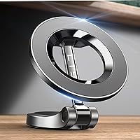 LISEN for MagSafe Car Mount, [24 Strong Magnet] 360° Rotation Magnetic Phone Holder for Car, iPhone Car Holder Mount Dash Phone Mount Car Fit for iPhone 15 14 13 12 Pro Max Plus Mini MagSafe Cases