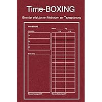 Produktive Zeitplanung: Meistere deinen Tag mit Time-Boxing durch eine effektive Planung | 120 Seiten | 6:9 Format ca. DIN A5: Farbe: rot (German Edition)