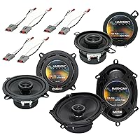 Harmony Audio Bundle Compatible with 1986-1993 Ford Mustang HA-R5 HA-R35 HA-R68 New Factory Speaker Replacement Upgrade Package