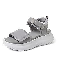 Dearfoams Women's Lightweight Comfortable Adjustable Platform Sandal