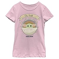 Fifth Sun Star Wars: Mandalorian Baby Chibi Girls Short Sleeve Tee Shirt