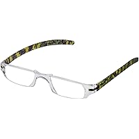 Fisherman Eyewear Slim Vision Rimless Reading Glasses, Camouflage