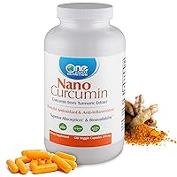 Nano Curcumin 250mg— Turmeric Curcumin Gluten Free Water Soluble Nano Supplements for Better Absorption, Turmeric Capsules, Non-GMO - 120 Veggie Capsules, Up to 4 Months Supply