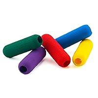 The Pencil Grip The Classics Soft Foam Pencil Grips, Ergonomic Writing Aid For Lefties And Righties, 1.5 Inch Long, Assorted Colors, 12 Count - TPG-16412