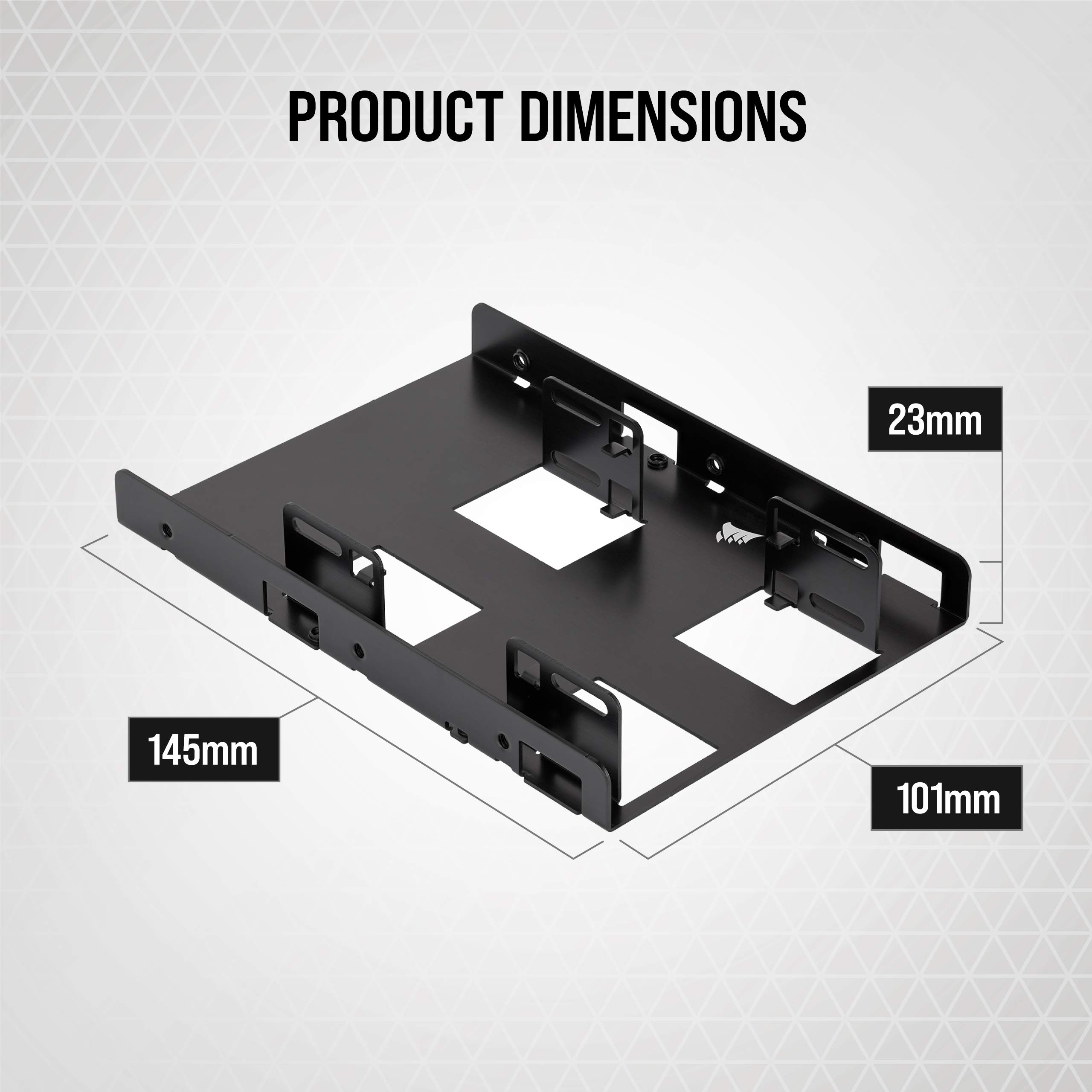 Corsair Dual SSD Mounting Bracket (3.5” Internal Drive Bay to 2.5