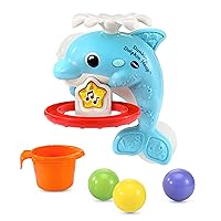 VTech Dunking Dolphin Hoop Bath Toy for Toddlers