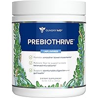 Gundry MD® PrebioThrive™ Prebiotic Supplement for More Comfortable Digestion, Gut Health and a More Balanced MicroBiome, Unflavored Powder - (30 Servings)
