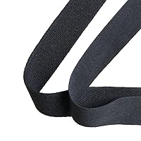Over Kleshas Soft and Fine Cotton Twill Tape (Black, 3/4